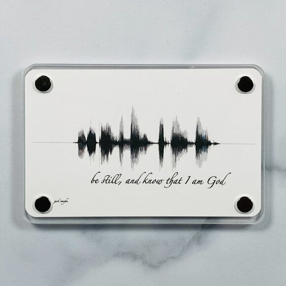 Be Still, And Know That I Am God Soundwave Magnet - Picture 1 of 3
